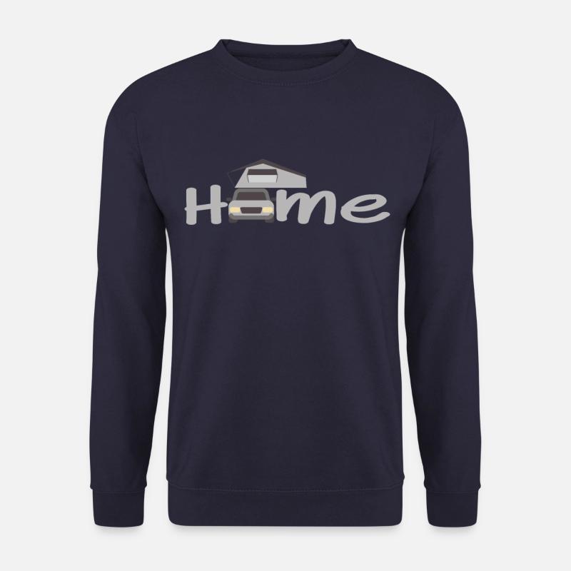 Dachzelt Camper Home Geschenk - Unisex Pullover - Navy