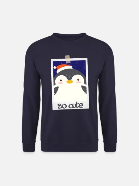 Pingouin si mignon 9/13 - Sweat-shirt Unisexe - marine