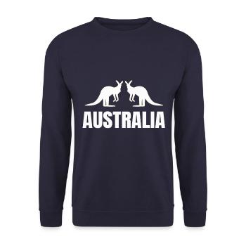 Australie - Sweat-shirt Unisexe - marine - Devant - Alina (178cm) & Michal (187cm)