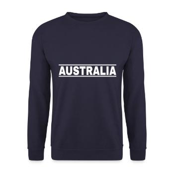 Australie - Sweat-shirt Unisexe - marine - Devant - Alina (178cm) & Michal (187cm)