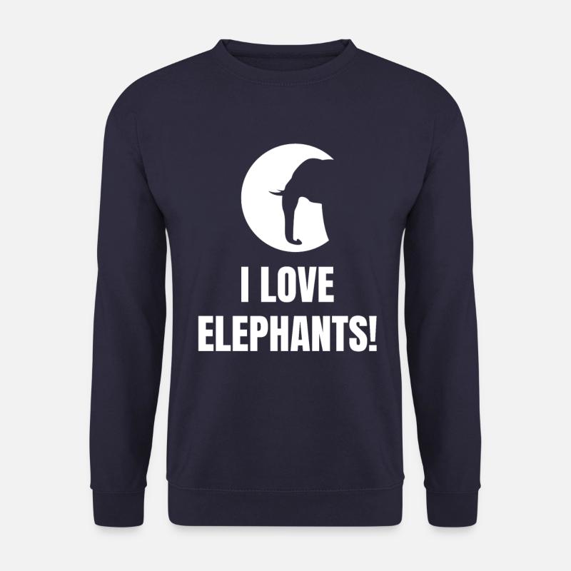 Elephant - Unisex Sweatshirt - navy