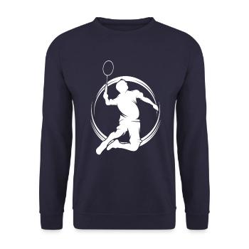 Badminton - Unisex Pullover - Navy - Vorne - Alina (178cm) & Michal (187cm)