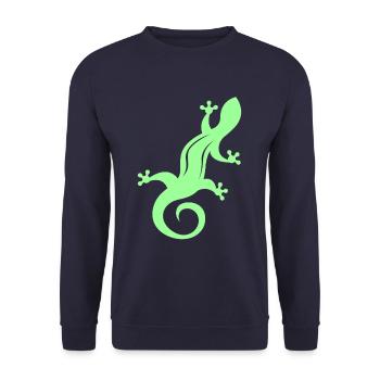 hagedis - Uniseks sweater - navy - Voor - Alina (178cm) & Michal (187cm)