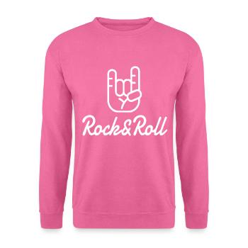 Rock n Roll - Unisex Pullover - Pink - Vorne