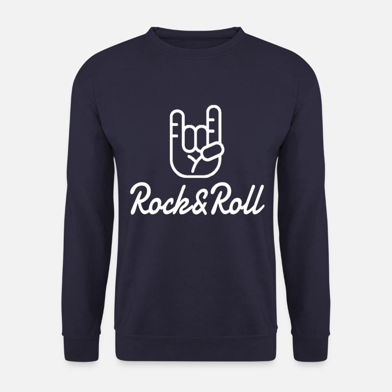 Rock n Roll - Unisex Pullover - Navy