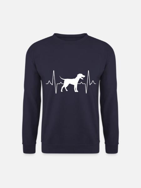 Hunde Herzschlag - Unisex Pullover - Navy