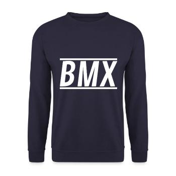 BMX bmx - Unisex Pullover - Navy - Vorne - Alina (178cm) & Michal (187cm)