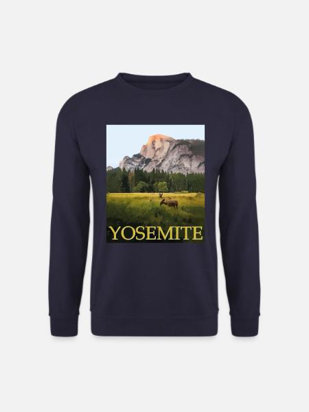 Yosemite Wild Nature - Unisex Pullover - Navy