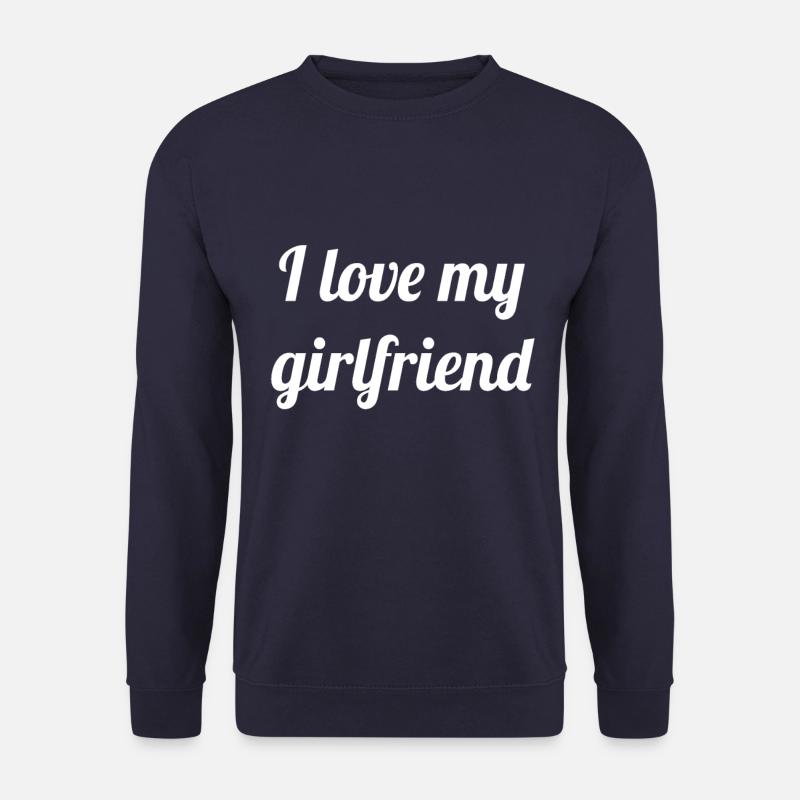 Girlfriend girlfriend - Unisex Sweatshirt - navy