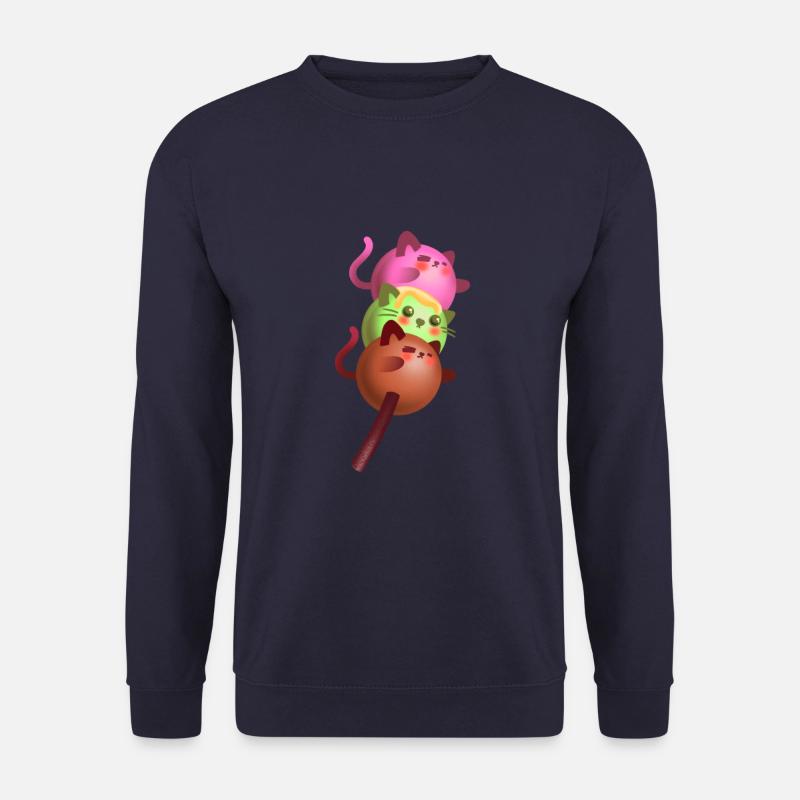 Cute Dango Cat - Unisex Sweatshirt - navy