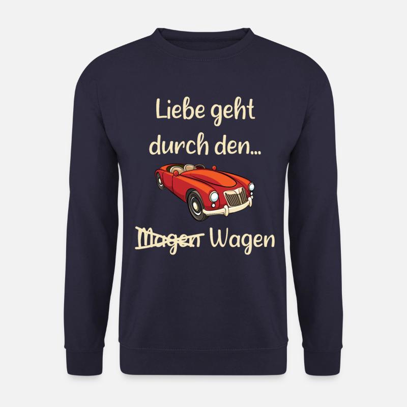 Auto Spruch - Unisex Pullover - Navy