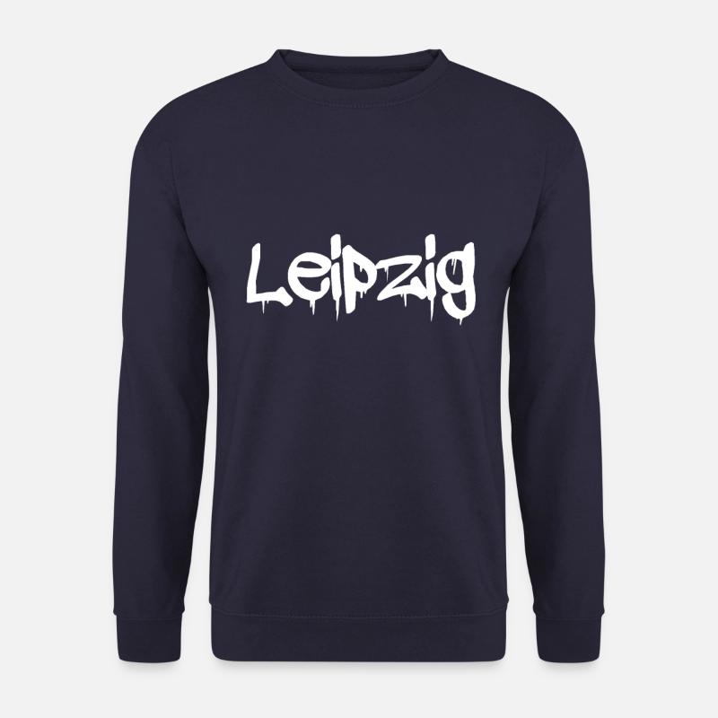 Leipzig graffiti - Unisex Sweatshirt - navy