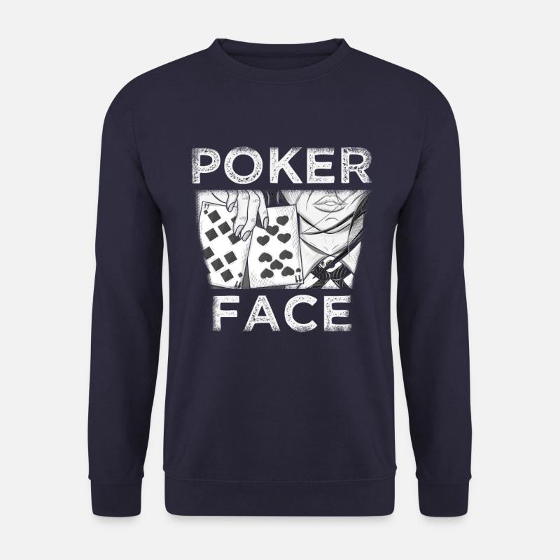 Pokerface - Unisex Pullover - Navy