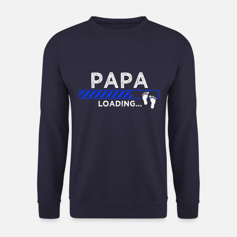 Papa loading - Sweat-shirt Unisexe - marine