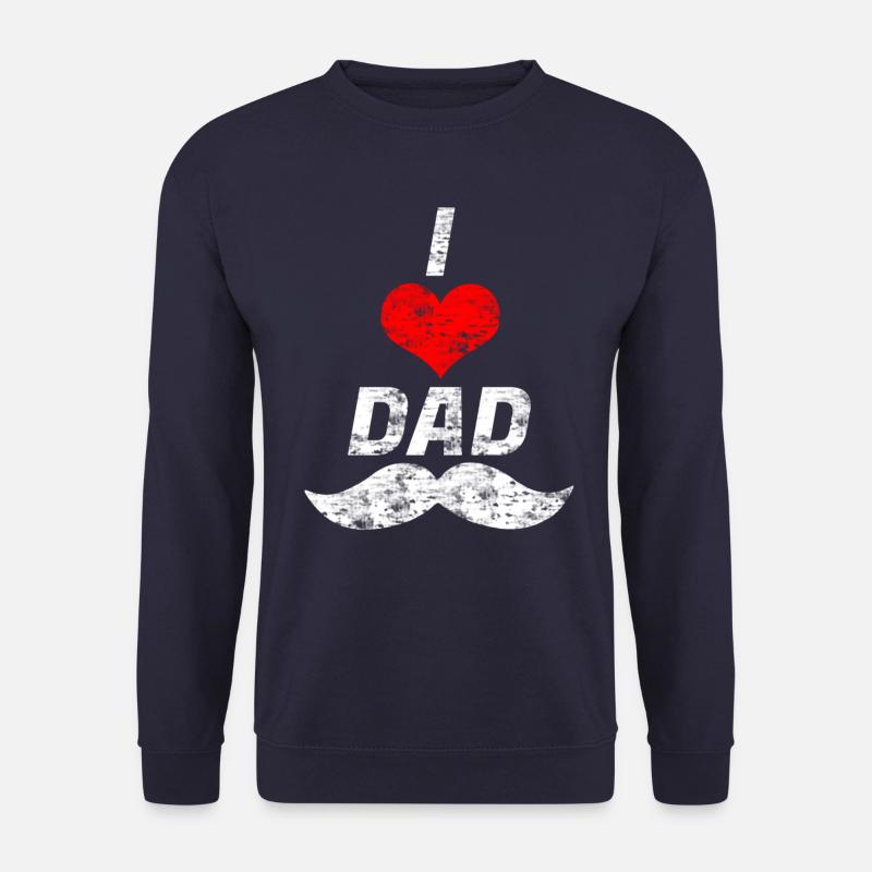 I love Dad - Unisex Pullover - Navy