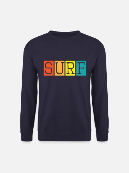 Retro Surfing - Unisex Sweatshirt - navy