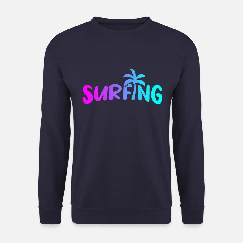 Surfing Retro - Unisex Sweatshirt - navy