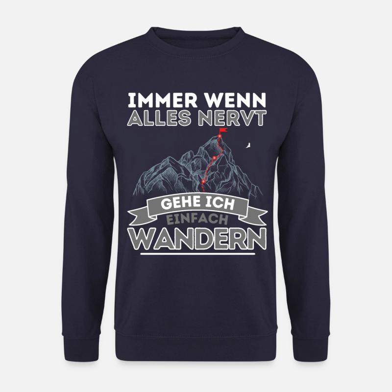 wandern - Unisex Pullover - Navy