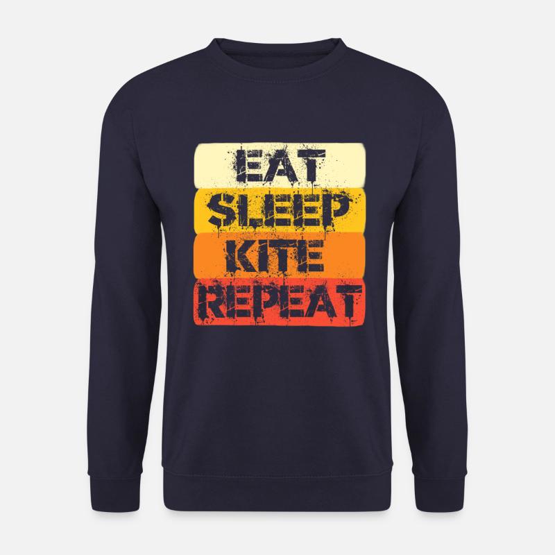kite surf retro - Sweat-shirt Unisexe - marine