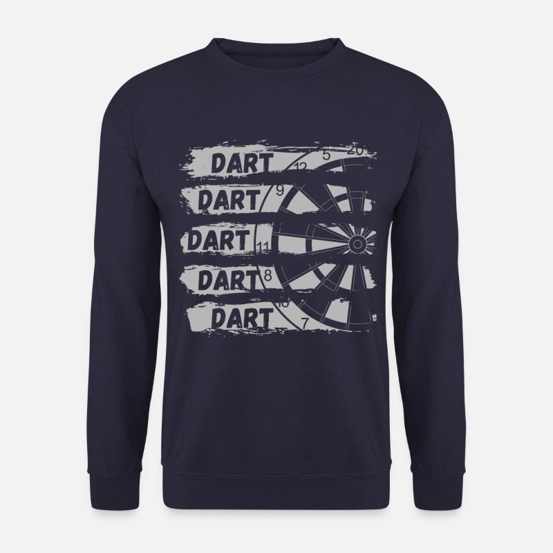 DART DART DART !!! Das coole Dartspieler Darts - Unisex Pullover - Navy