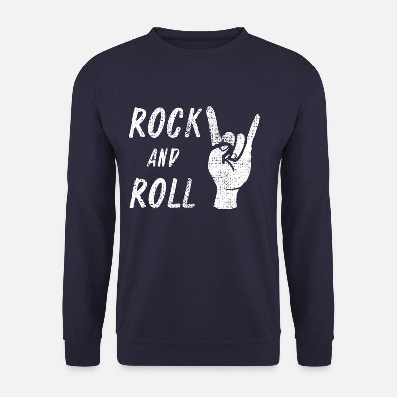 Rock and Roll - Unisex Sweatshirt - navy