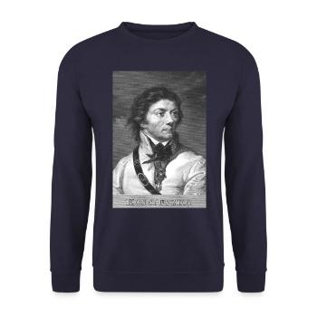 Tadeusz Kosciuszko Pologne Polska - Sweat-shirt Unisexe - marine - Devant - Alina (178cm) & Michal (187cm)