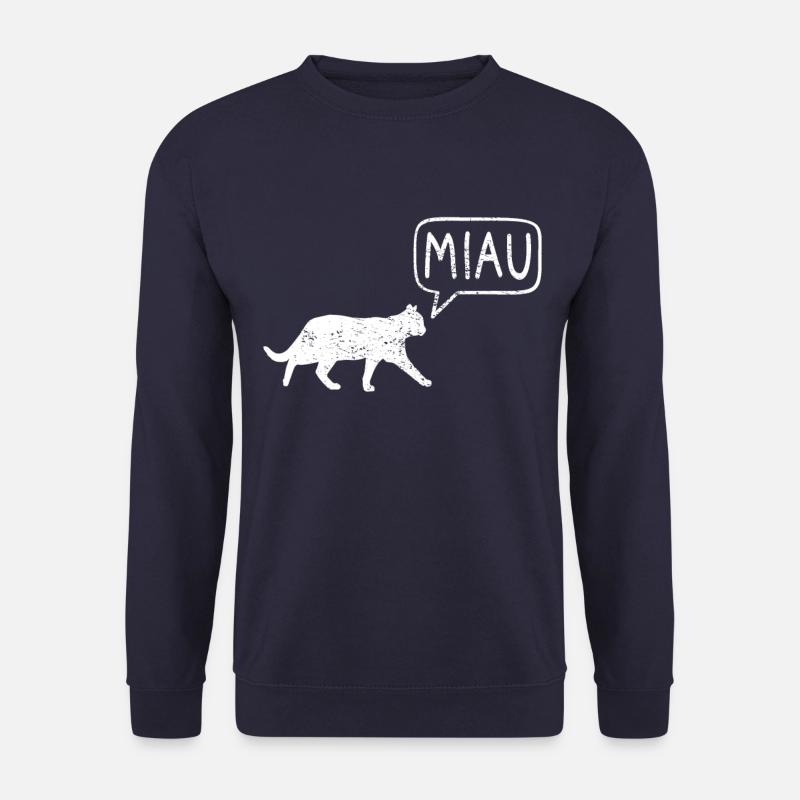 Cat Meow - Unisex Sweatshirt - navy