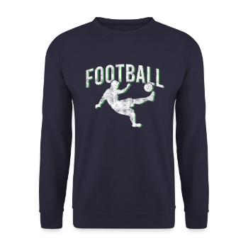 Football de football - Sweat-shirt Unisexe - marine - Devant - Alina (178cm) & Michal (187cm)