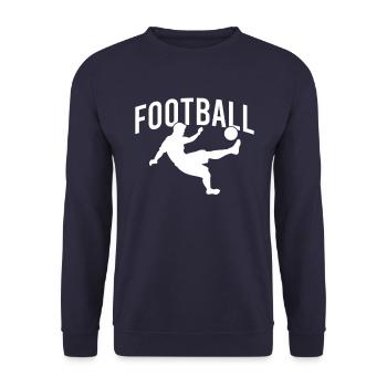 Football de football - Sweat-shirt Unisexe - marine - Devant - Alina (178cm) & Michal (187cm)