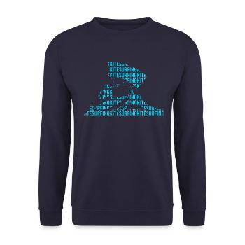 Kitesurfing - Unisex Pullover - Navy - Vorne - Alina (178cm) & Michal (187cm)