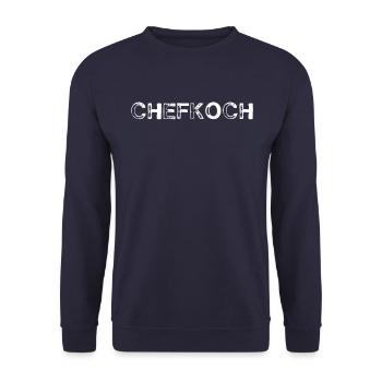 Chefkoch - Unisex Pullover - Navy - Vorne - Alina (178cm) & Michal (187cm)