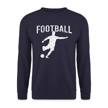 Football - Sweat-shirt Unisexe - marine - Devant - Alina (178cm) & Michal (187cm)