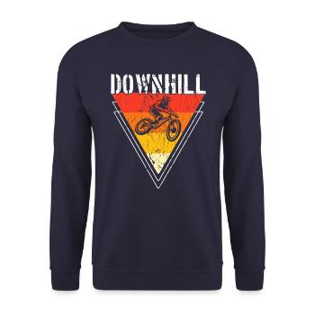 Descente VTT - Sweat-shirt Unisexe - marine - Devant - Alina (178cm) & Michal (187cm)