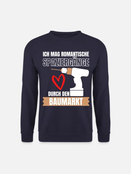 Baumarkt Vater Handwerker Werkzeug Bauherr Spruch - Unisex Pullover - Navy