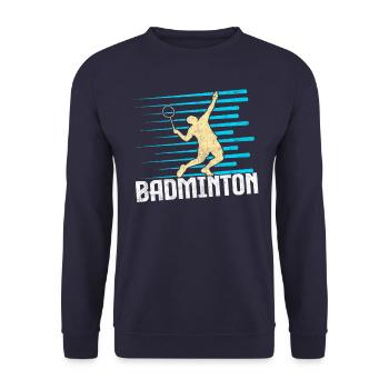 Badminton - Unisex Pullover - Navy - Vorne - Alina (178cm) & Michal (187cm)