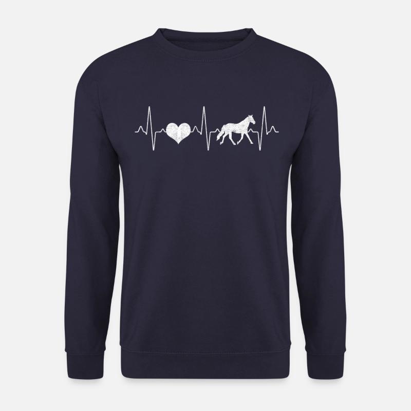 Pferd Herzschlag - Unisex Pullover - Navy