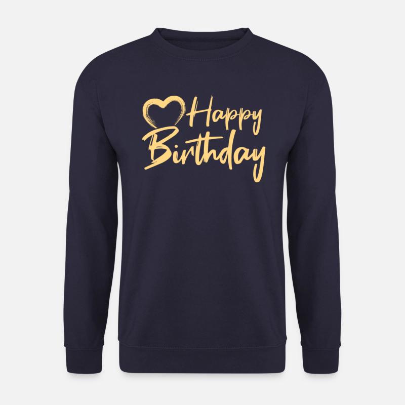Happy Birthday - Unisex Pullover - Navy