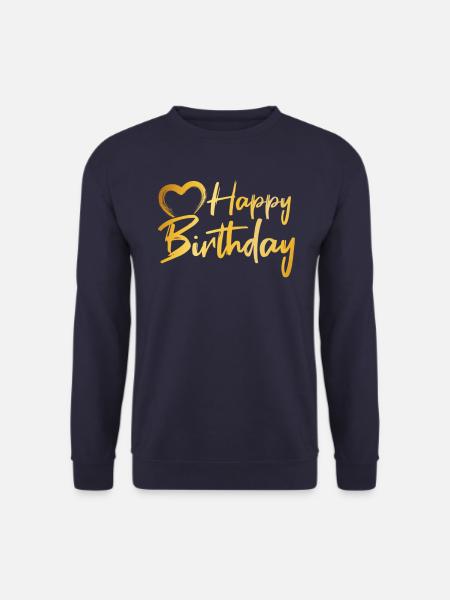 Happy Birthday - Unisex Pullover - Navy