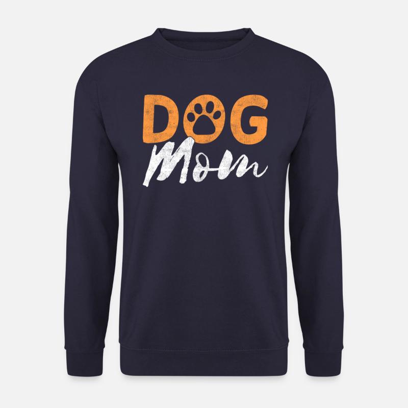 Dog Mom - Unisex Pullover - Navy