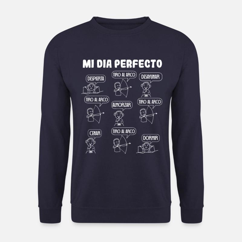 Mi día perfecto Tiro con arco para niños - Unisex Pullover - Navy