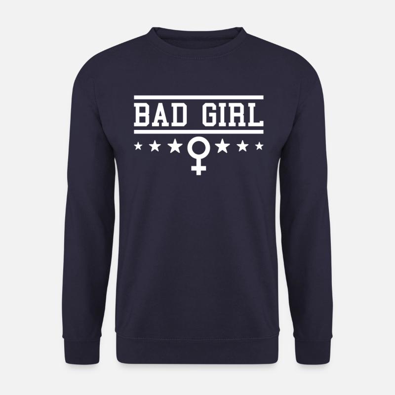bad girl - Unisex Pullover - Navy