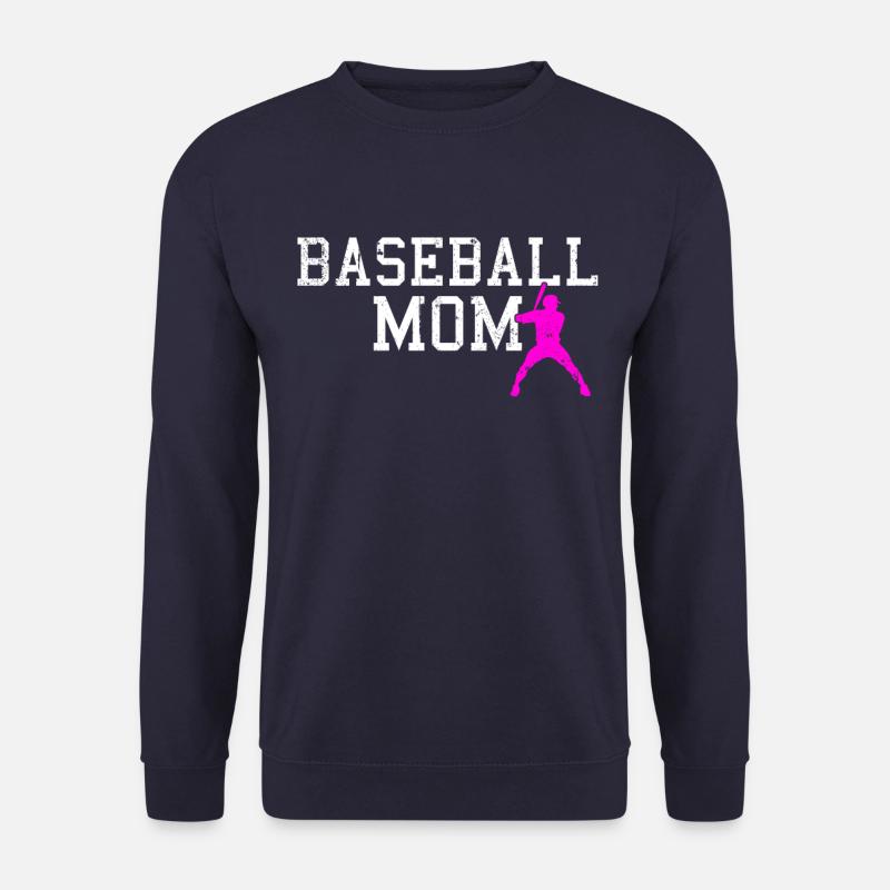 baseball mom - Unisex Pullover - Navy