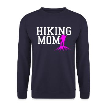 hiking mom - Unisex Pullover - Navy - Vorne - Alina (178cm) & Michal (187cm)