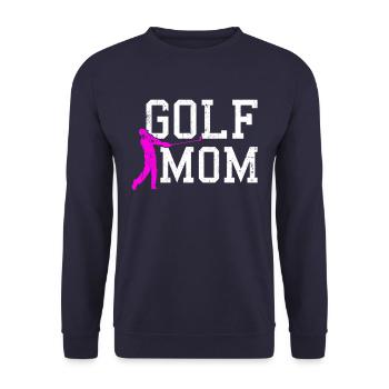 golf mom - Unisex Pullover - Navy - Vorne - Alina (178cm) & Michal (187cm)