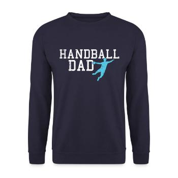 papa handball - Sweat-shirt Unisexe - marine - Devant - Alina (178cm) & Michal (187cm)