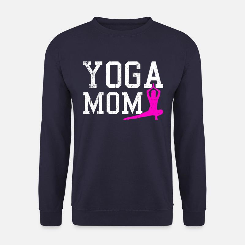 yoga mom - Unisex Sweatshirt - navy