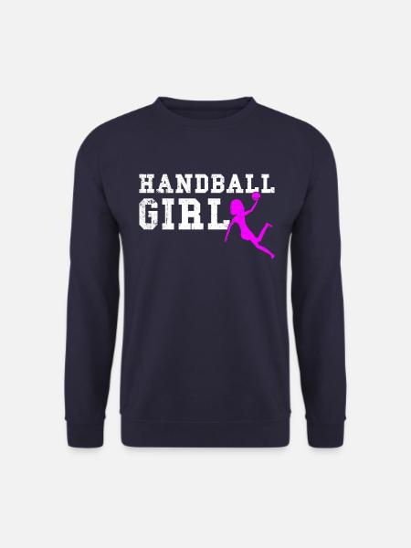 handball girl - Unisex Pullover - Navy