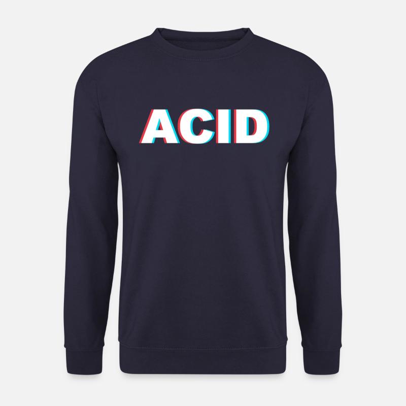 Techno Acid - Unisex Pullover - Navy