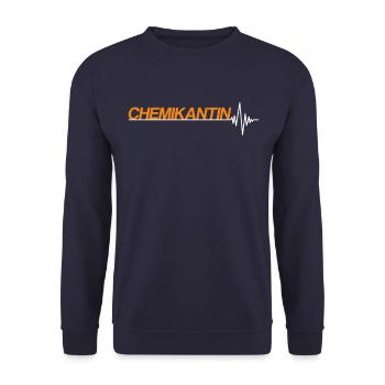 Chemikantin - Unisex Pullover - Navy - Vorne - Alina (178cm) & Michal (187cm)