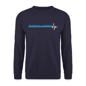 Fahrzeuglackierer - Unisex Pullover - Navy - Vorne - Alina (178cm) & Michal (187cm)